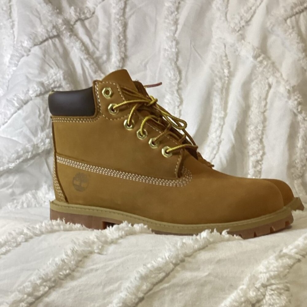 Boys timberland tan winter boots